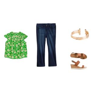 NEW Daniel Rainn Amari Split Neck Blouse | 2X | New With Tags